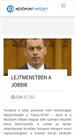 Mobile Screenshot of nezopontintezet.hu